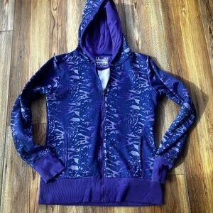 Under Armour Women’s Cold Gear Storm Zip Up Purple Hoodie Sz Small Minimal Wear